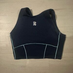 Pop Stitch Volta Crop- NY Navy